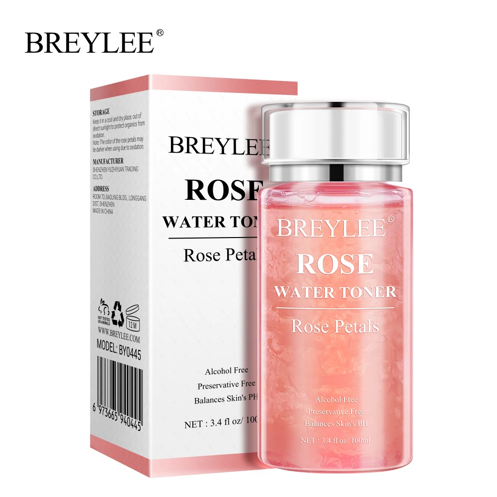 BREYLEE Rose Water Toner 100ML For Dry Roughness Large PoresSkin Deep  Moisturizing Firming Whitening Skin Oil-control