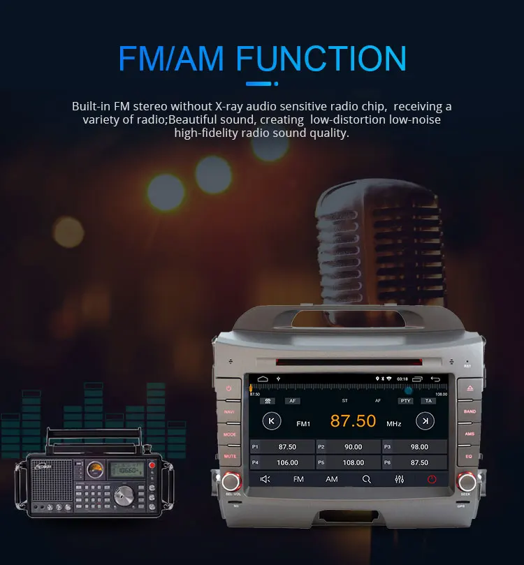 Excellent LJHANG Car DVD Multimedia Player Android 9.0 For Kia sportage 2010 2011 2012 2013 2014 2015 GPS WIFI 2 Din Car Radio Stereo Auto 8