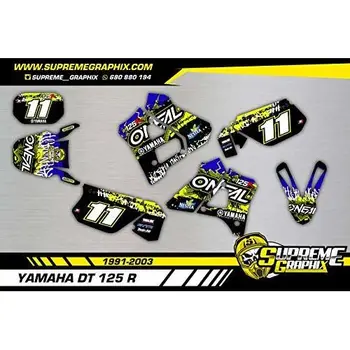 

Kit Adhesivos Yamaha DT 125 R 1991 2003 ADESIVI Sticker KLEBER AUFKLEBER