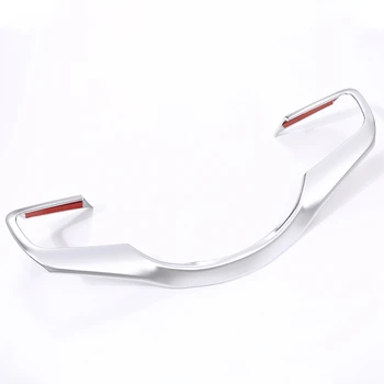 

Car Matt ABS Chrome Steering Wheel Decorative Frame Trim Accessories for XE XF F-Pace F Pace2016 2017