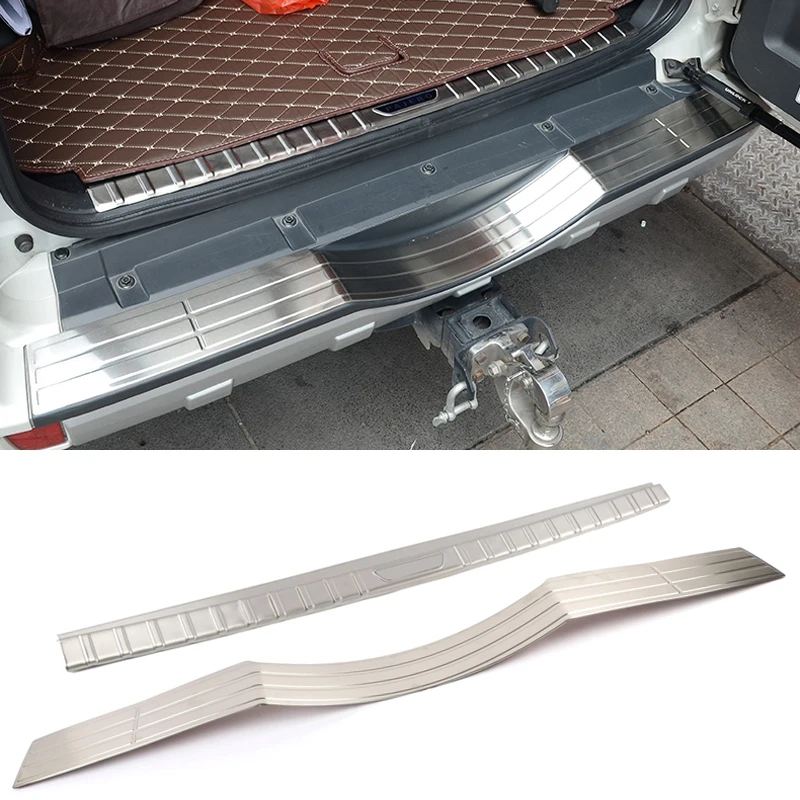 Для Mitsubishi Pajero V80 Shogun Montero Limited 2007 2019 нержавеющий задний багажник Внутренний