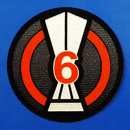 Description Picture 5 of item2021 Football Badges 6 cup Sivilla Up Soccer Patches Top Quality Thermocollant Soccer Badge