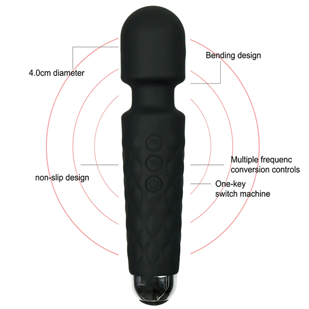 USB Мощный вибратор с частотой секс игрушки для женщин 8 многоскоростной массажер