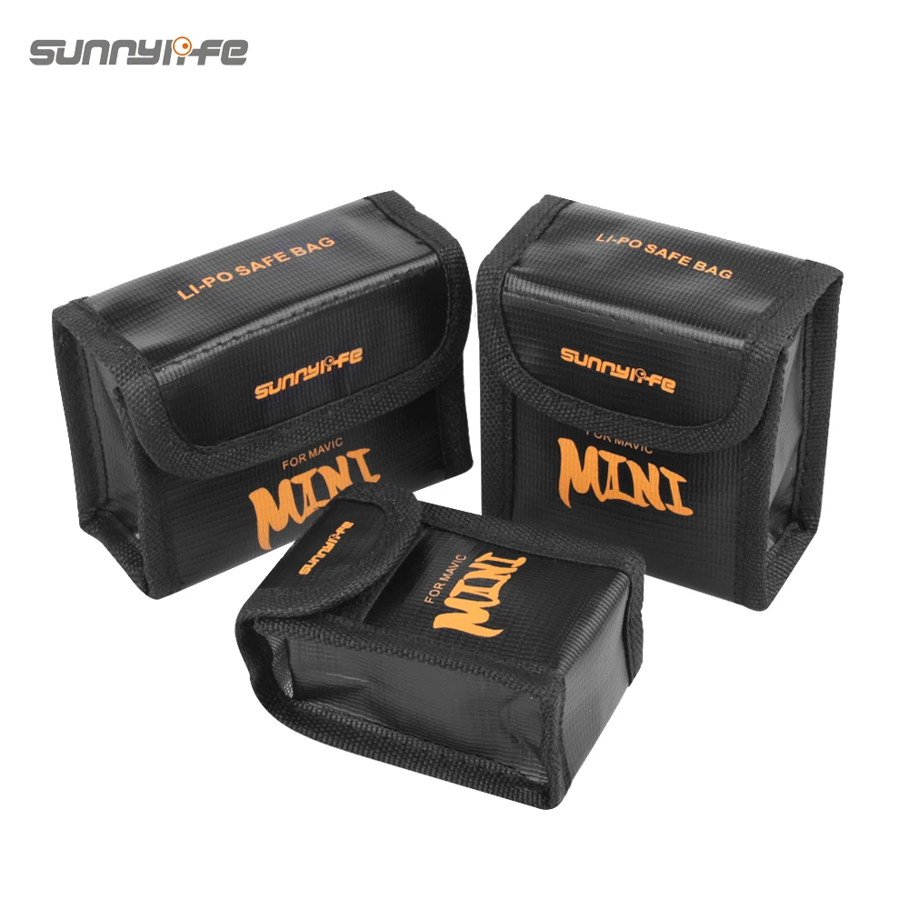 Hot Sale UNM Sunnylife Battery Safe Bag Explosion-proof Battery Protective Storage Bag for Mavic Mini 