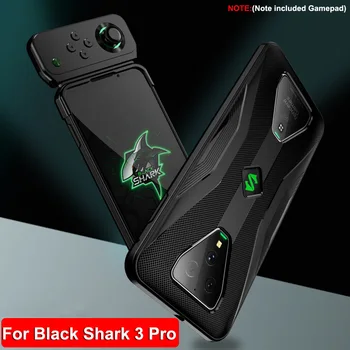 

Shockproof Protective TPU soft phone Cases for xiaomi Black Shark 3 Pro Case 3pro Heat Dissipation Cover Support Gamepad