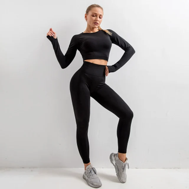 2021 Hot Sales Gym Suit Women Ropa Deportiva Mujer Sports Clothing Set Women Fitness Set Yoga