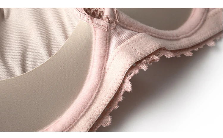 CINOON New Top Sexy Bra set Women's push up Lace Underwear Set Embroidery Jacquard Underwear Panties Deep V Gather Lingerie Set (24)