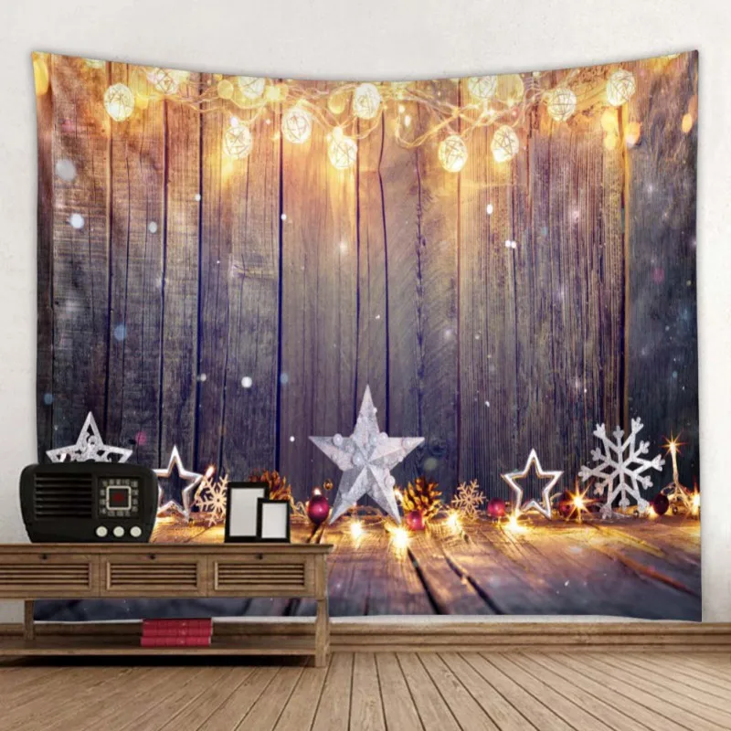 3D Рождественские гобелены ковер хиппи гобелен рождественские украшения для дома скатерть полотенце пляжное Пикник коврик - Цвет: K