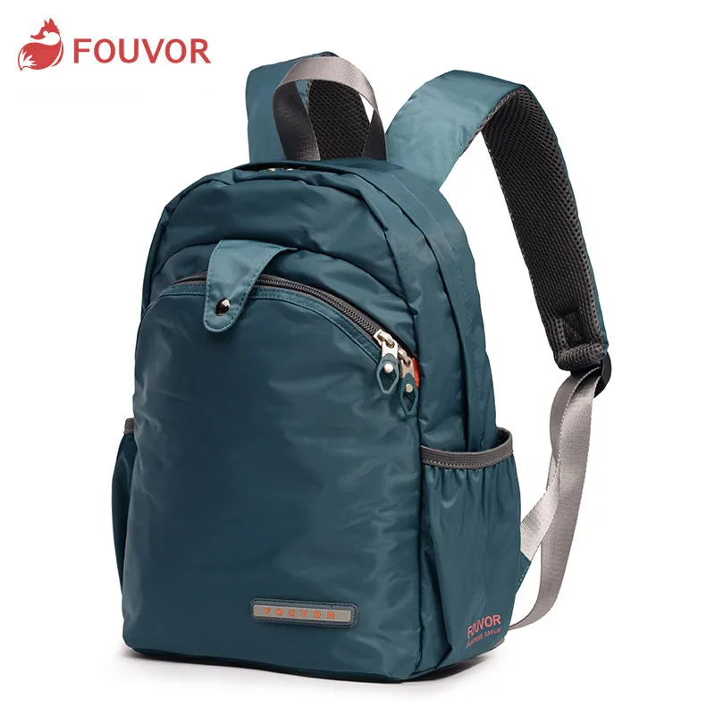Fouvor 2023 Summer Oxford Computer Backpack for Women Large Outdoor Zipper Travel Bags Canvas School Bags 2587-11