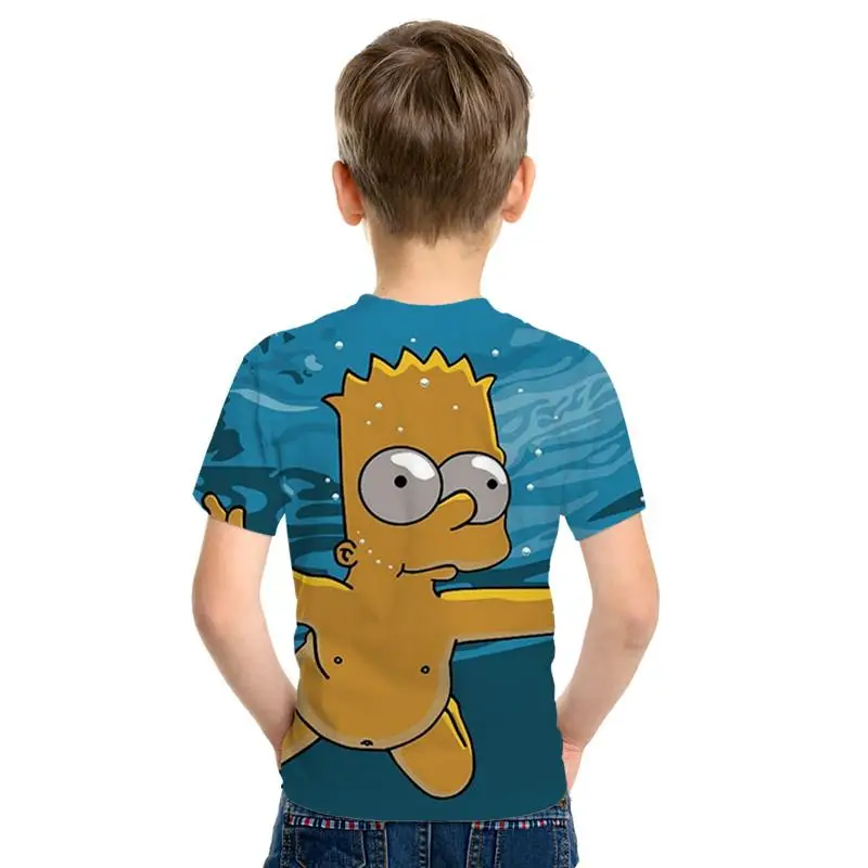 Camiseta con estampado RU 3D с мультяшными принтами, Camiseta con estampado RU 3D camiseta de manga