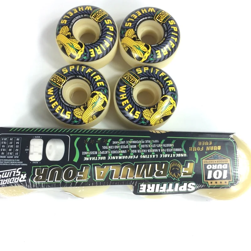 

Skateboard Part Wheel Spitfire Wheels 54*32 Size 101A Hardness High Quality High Rebound Professional Skater Use