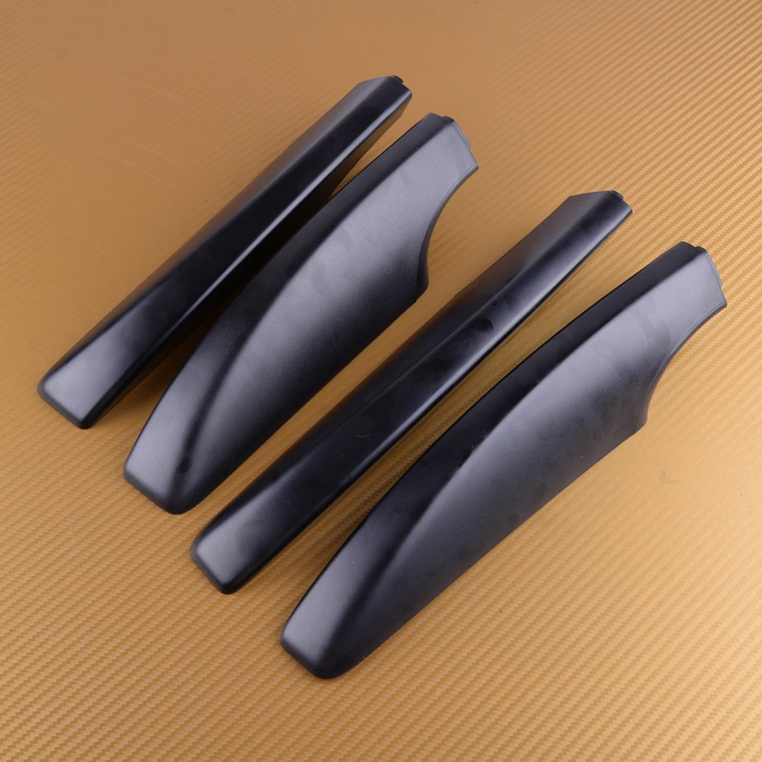 

beler NEW 4pcs Black Plastic Roof Rails Rack End Cover Cap Shell Fit for Suzuki SX4 Hatchback 2007 2008 2009 2010 2011 2012