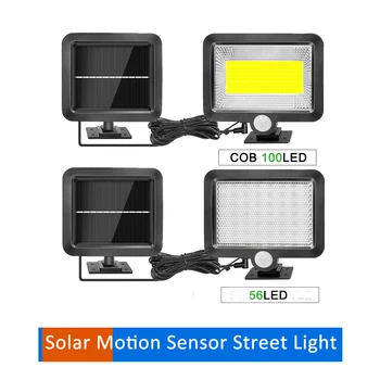 

Outdoor 56/30 LEDs Split Solar Powered Light Bulb PIR Motion Sensor Waterproof Separate Garden Street Night Lamp Wall Light spli