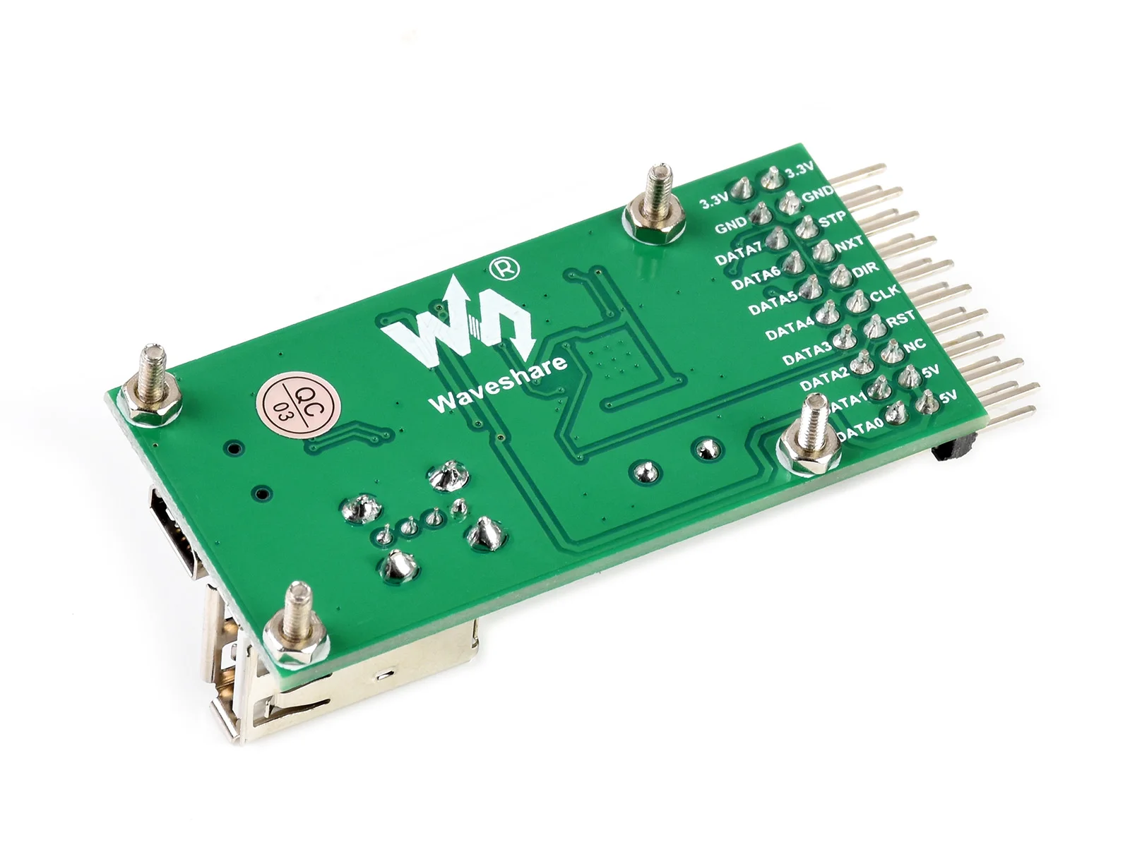 Waveshare USB3300 USB с высоким уровнем Скорость PHY доска ULPI Интерфейс включает в себя MIC2075