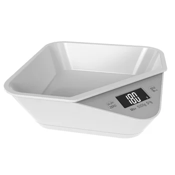 

Feeding Pet Food scale Bowl Kitchen Measuring Portable With Led Display