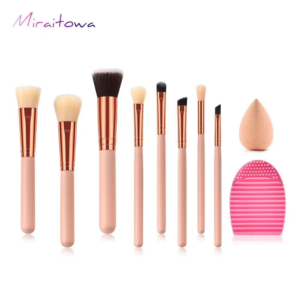 

GUJHUI, 8 Makeup Brushing Tools, Powder, Gold Water Drop Powder, Egg Washing Combination