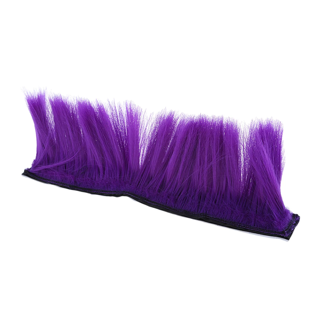 Motorcycle Adhesive Helmet Mohawk Hair Patches Skinhead Costumes Wig