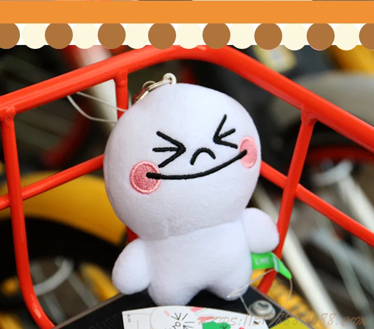 Японский стиль популярности линия коричневый Медведь Кролик Кони Салли-утка коричневый медведь плюшевые игрушки брелок Подвеска сумка орнамент