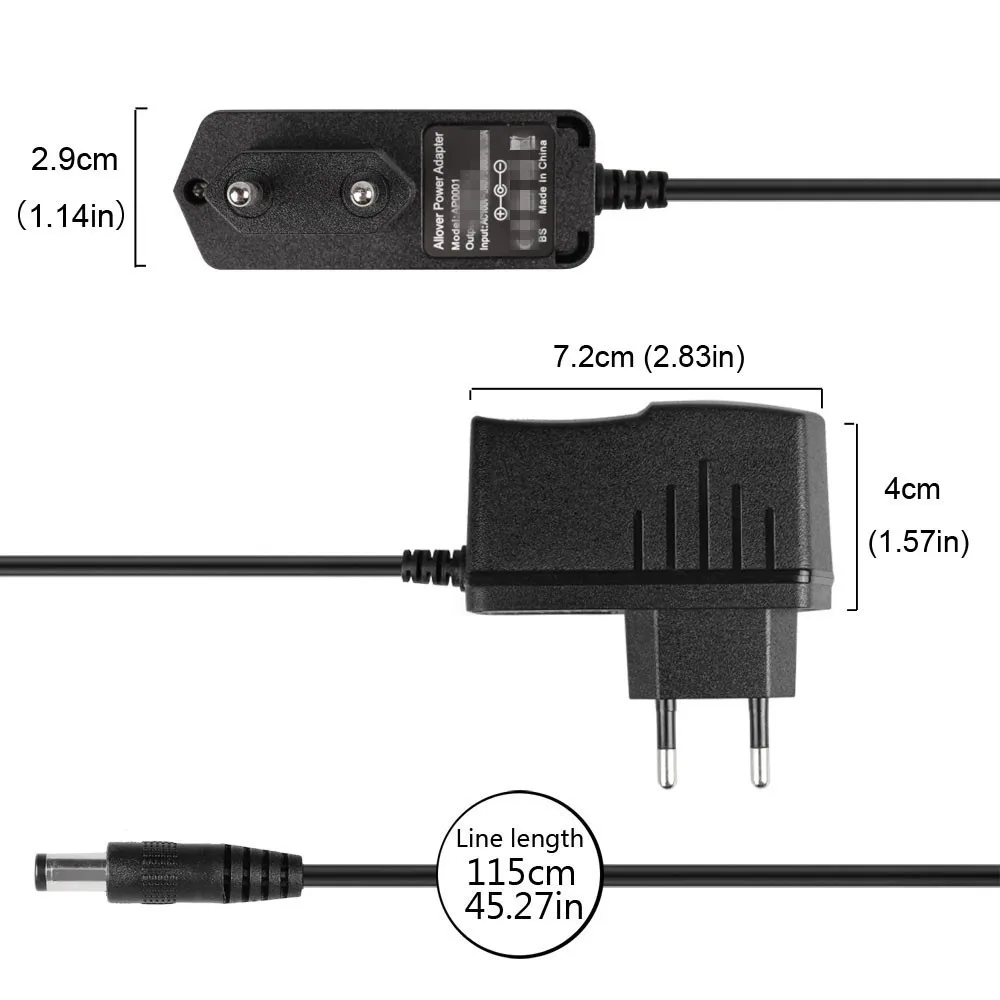 EU Plug AC 110-240V DC 9V 1A Electric Guitar Stompbox Power Supply Adapter For Guitar Effect Pedal Board Musical Instrument 24 guitar accessories
