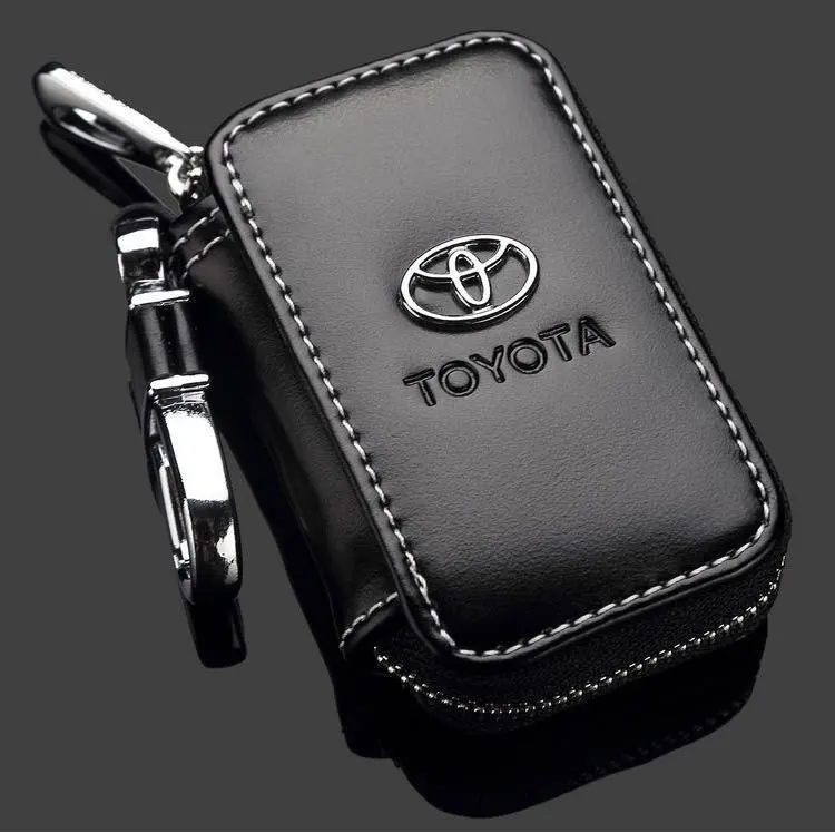 Четырехсторонний Автомобильный ключ сумка из натуральной кожи Автомобильный ключ на молнии ключ применимый Land Rover Buick поколение жира