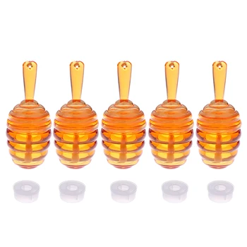 

5 pcs 9ml Bee Empty Lip Gloss Tube Containers Refillable Lip Balm Bottles