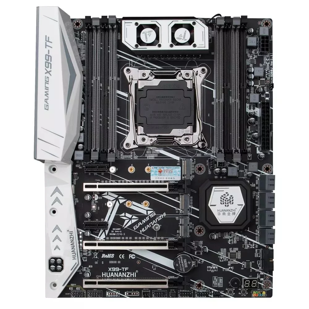 Материнская плата HUANANZHI X99 TF huanan Intel tf LGA 2011 3 все серии DDR3/DDR4 RECC SATA3.0 M.2 NVME WIFI USB3.0 SPDIF