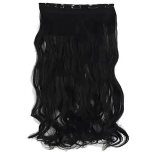 TOPREETY термостойкие синтетические волокна 5 клипов на заколках для наращивания волос 5088 - изображение