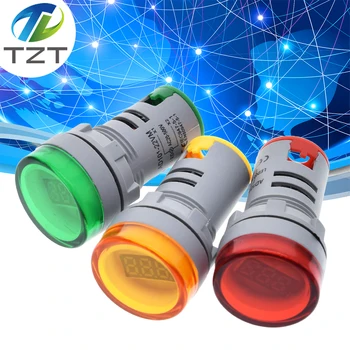 

TZT 22MM AD16 type AC60-500V Mini Voltage Meter LED Digital Display AC Voltmeter Indicator Light/Pilot Lamp Red Green Yellow