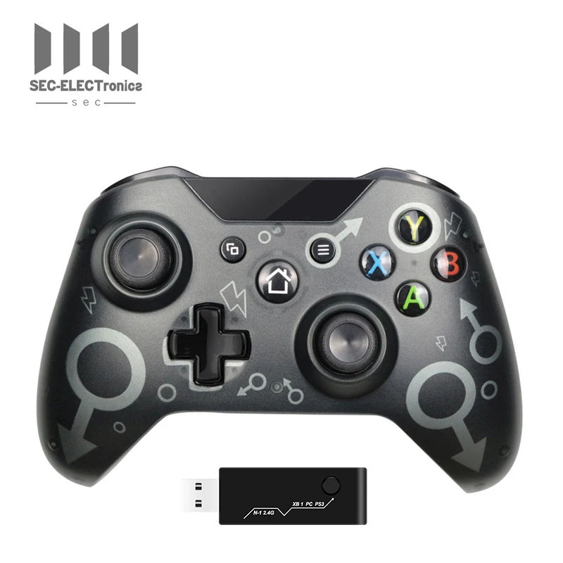 Для геймпада Xbox One совместимого с Bluetooth беспроводным адаптером 2 4 ГГц джойстик