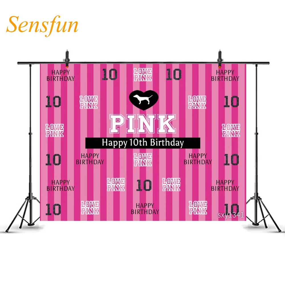 Levoo Arriere Plan Rose En Vinyle Pour Photographie Victoria Secret Joyeux Anniversaire Pour Seance Photo Studio Photo Aliexpress