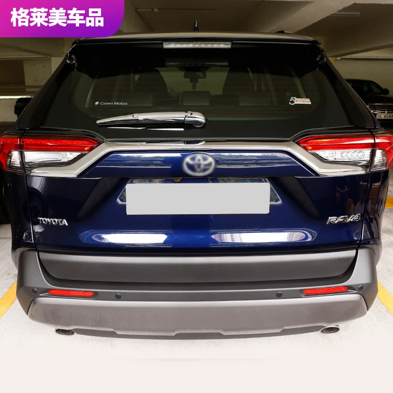 BingWins автомобильный Стайлинг для- Toyota fifth RAV4 Rongfang отделка багажника полоса с задней отметкой кузова верхняя формовка