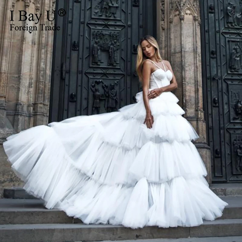 Многослойные свадебные платья; кружевное элегантное винтажное свадебное платье принцессы; Vestido de Novia; свадебные платья; robe de mariage