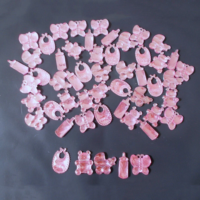 

50PCS Baby Shower Decoration Acrylic Mixed Birthday Party Decoration Adult Christmas Decorations For Home
