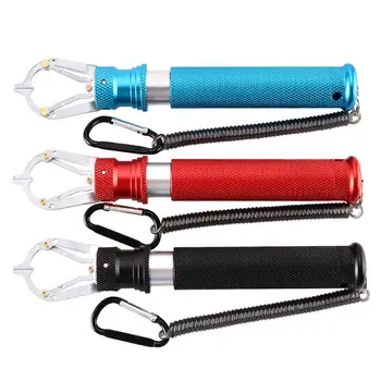 

1PC Aluminum Alloy Fish Lip Gripper Control Device Durable Anti-rust Luya Fishing Clip Fish Pliers Fishing Tool