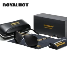 RoyalHot, мужские и женские поляризованные солнцезащитные очки, овальная оправа, солнцезащитные очки, очки для вождения, солнцезащитные очки, мужские очки, 90092