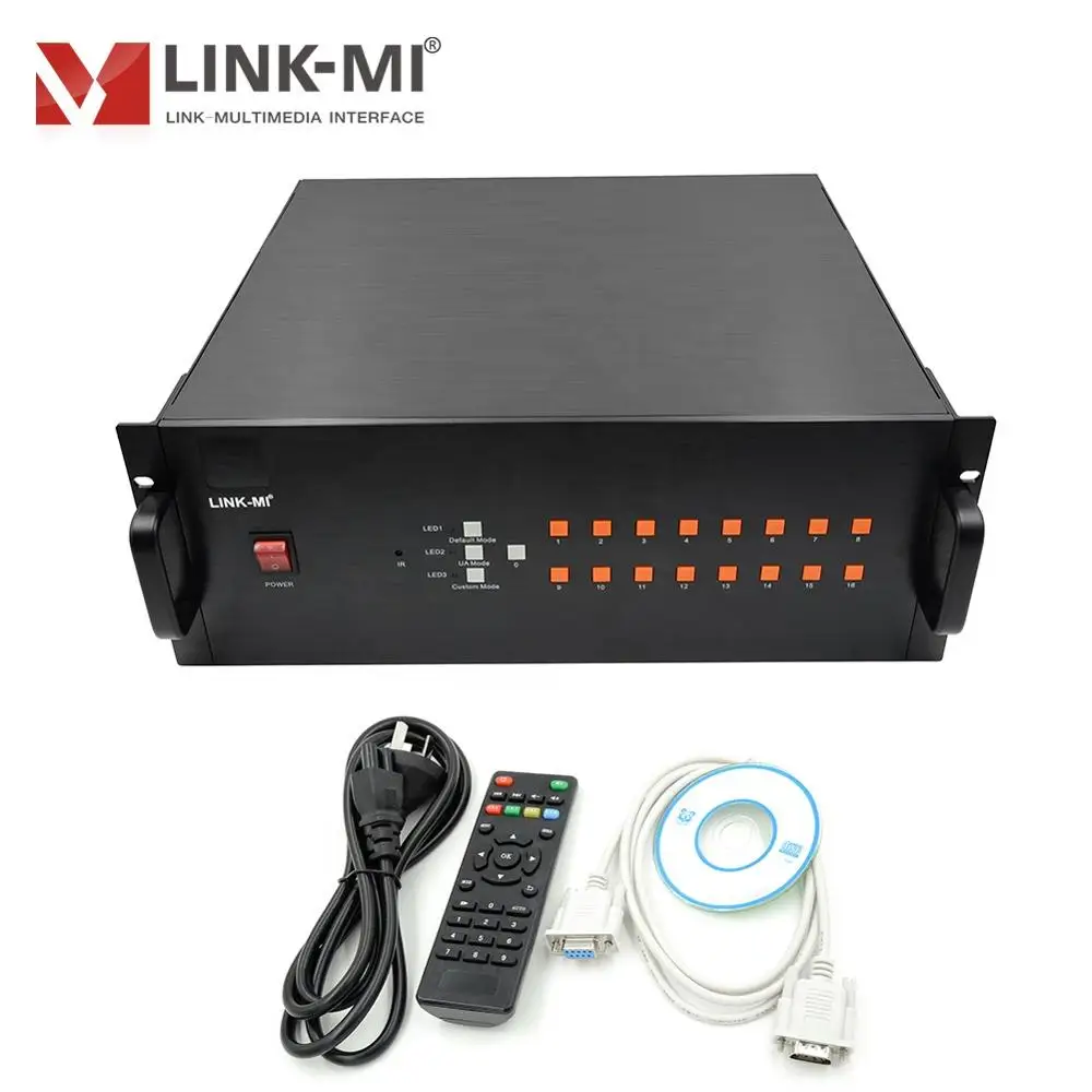 LINK-MI SH91 9x1 HD видео мультиплексор многоцелевой переключатель 9 в 1 HDMI  VGA  BNC входы (art.: 7a5fba25d) - 7a5fba25d