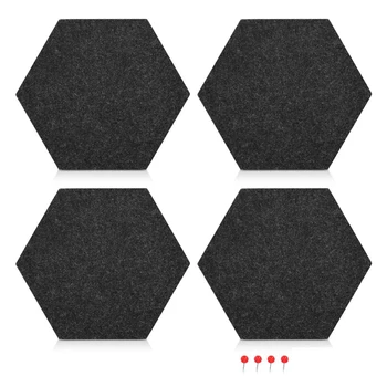 

Felt Memo Board Decorative Notice Board Hexagon Bulletin Board,Felt Cork Board Tiles,Pin Board Wall Decor for Photos,Memos(20 X