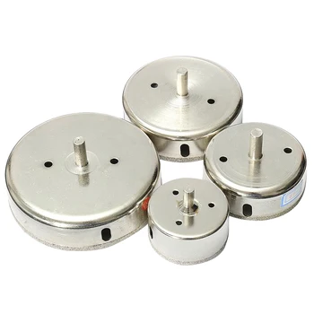 

4Pcs 60/80/100/120 Mm Diamond Hole Saw Tile Set Drill Bit For Ceramic Glass Tile Cutting Porcelain Marble Drill Bit