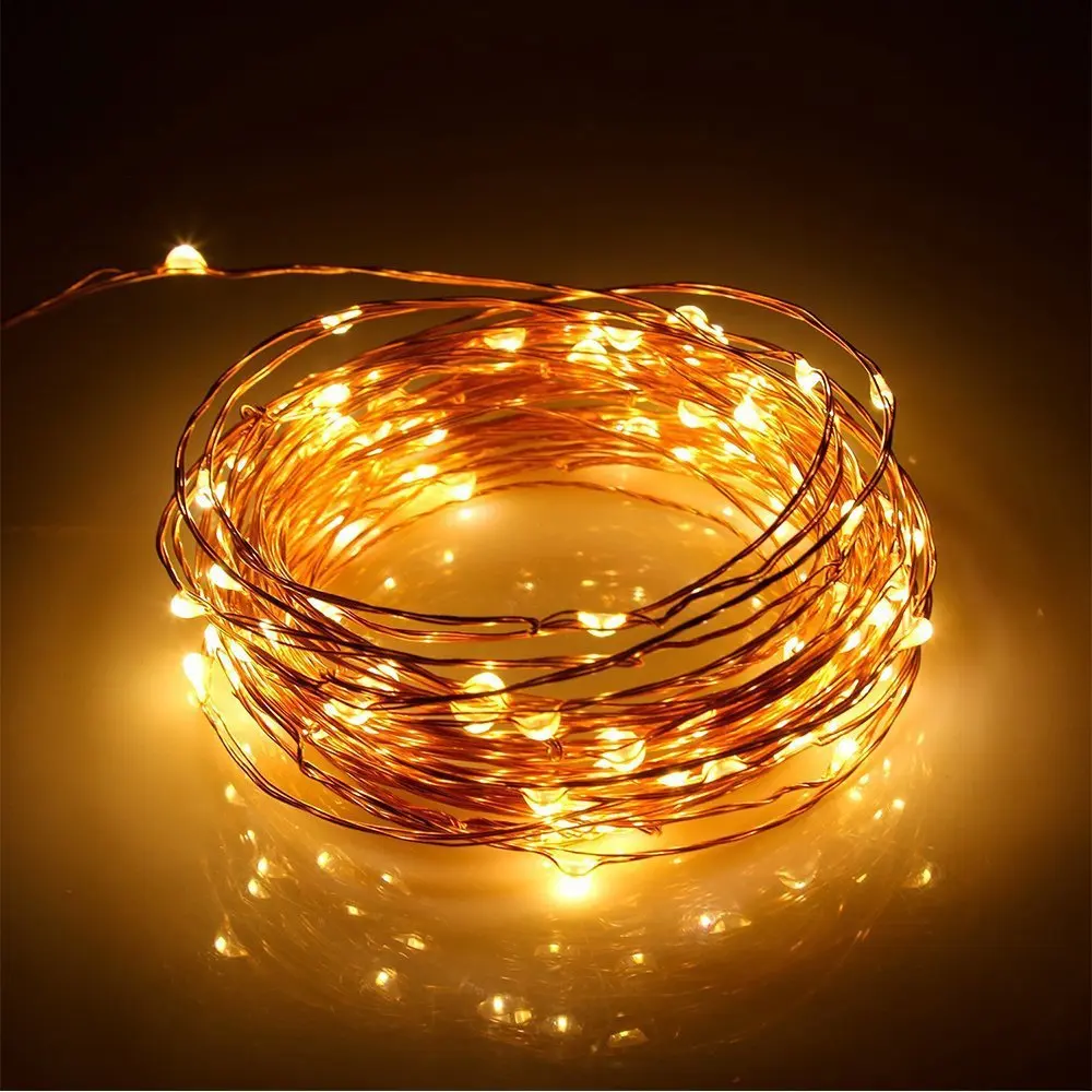 

Hong Kong/Guangdong USB Low Voltage Heart Copper Wire String LED Firecracker Romantic Christmas Lights Cake Bouquet Decoration C