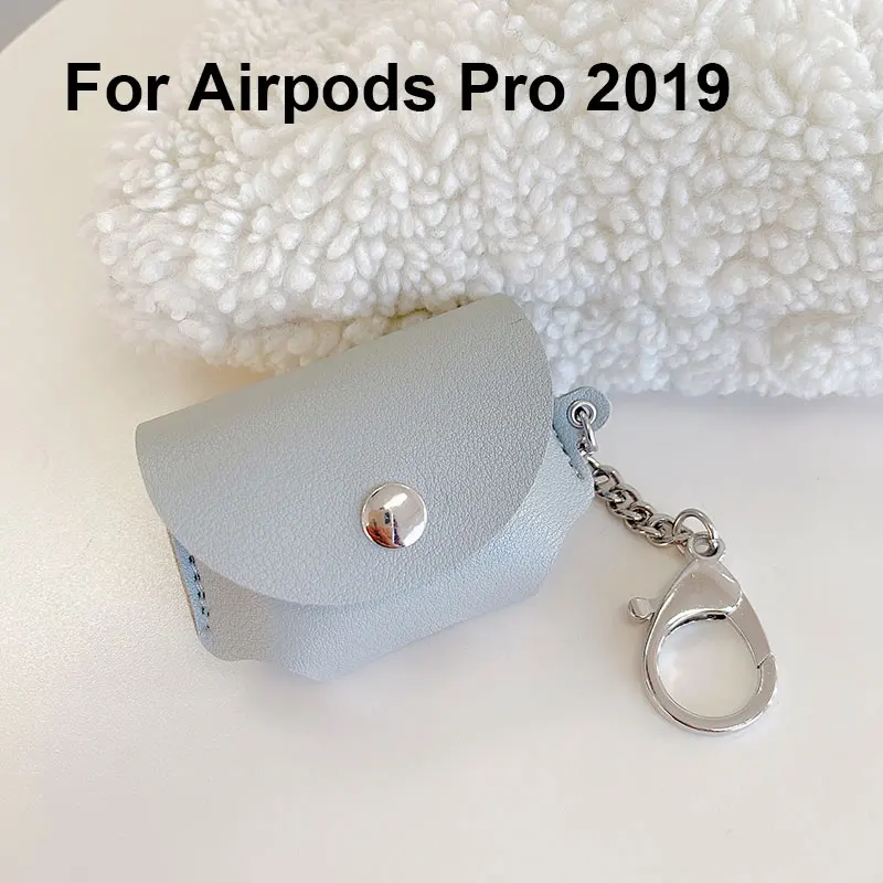 Кожаный чехол для Apple Airpods Pro 3 2 1 Air Pods Airpod Pro, противоударный защитный чехол, милые наушники, аксессуары для наушников - Цвет: For Airpods Pro