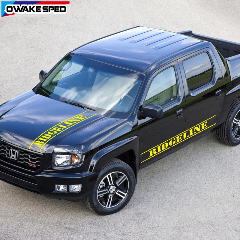 2X Multiple Color Graphics Honda Ridgeline with Wing Decal Sticker for Ridgeline