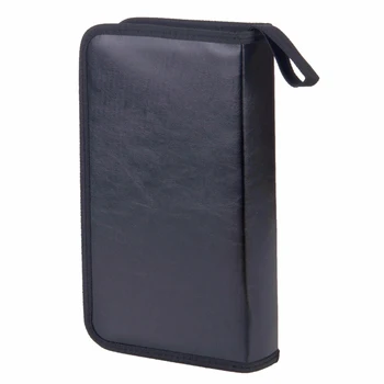 

80 Sleeve Tool Artificial Leather Holder Protection Car Storage Multifunctional Carry Case CD Bag Organizer Large Capacity DVD