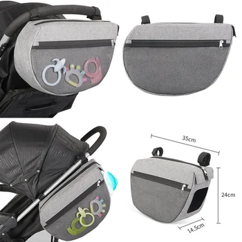 

Diapers Bag Trolley Hanging Basket Storage Organizer Baby Car Nappy Stroller Accessories Oblique Hanging bags Mom Infant Bags