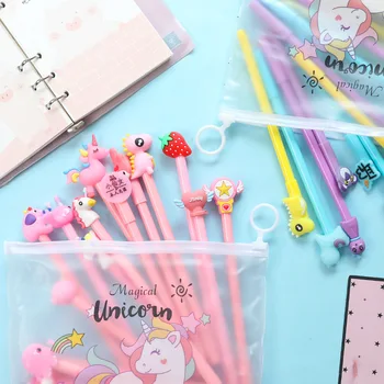 

Climemo 20 pcs neutral ballpoint pen school office student gift supplies 0.5mm cute sweetheart cute pet cute set pen combination
