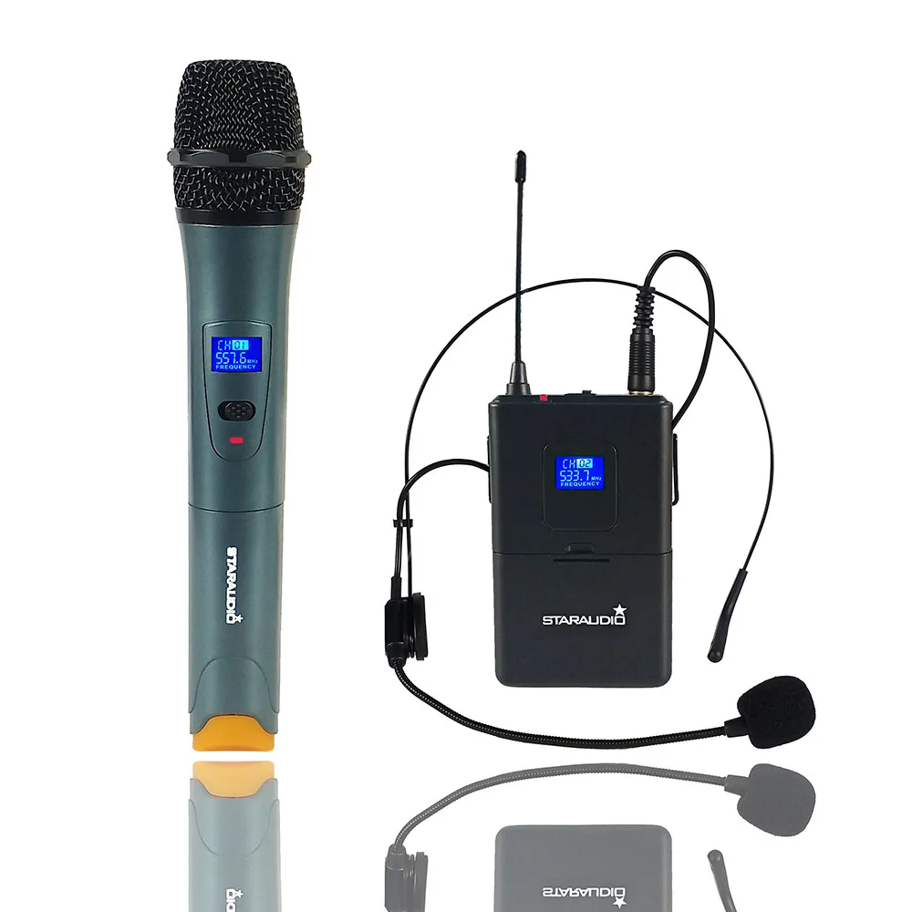 handheld headset microphone system for dj party bar 