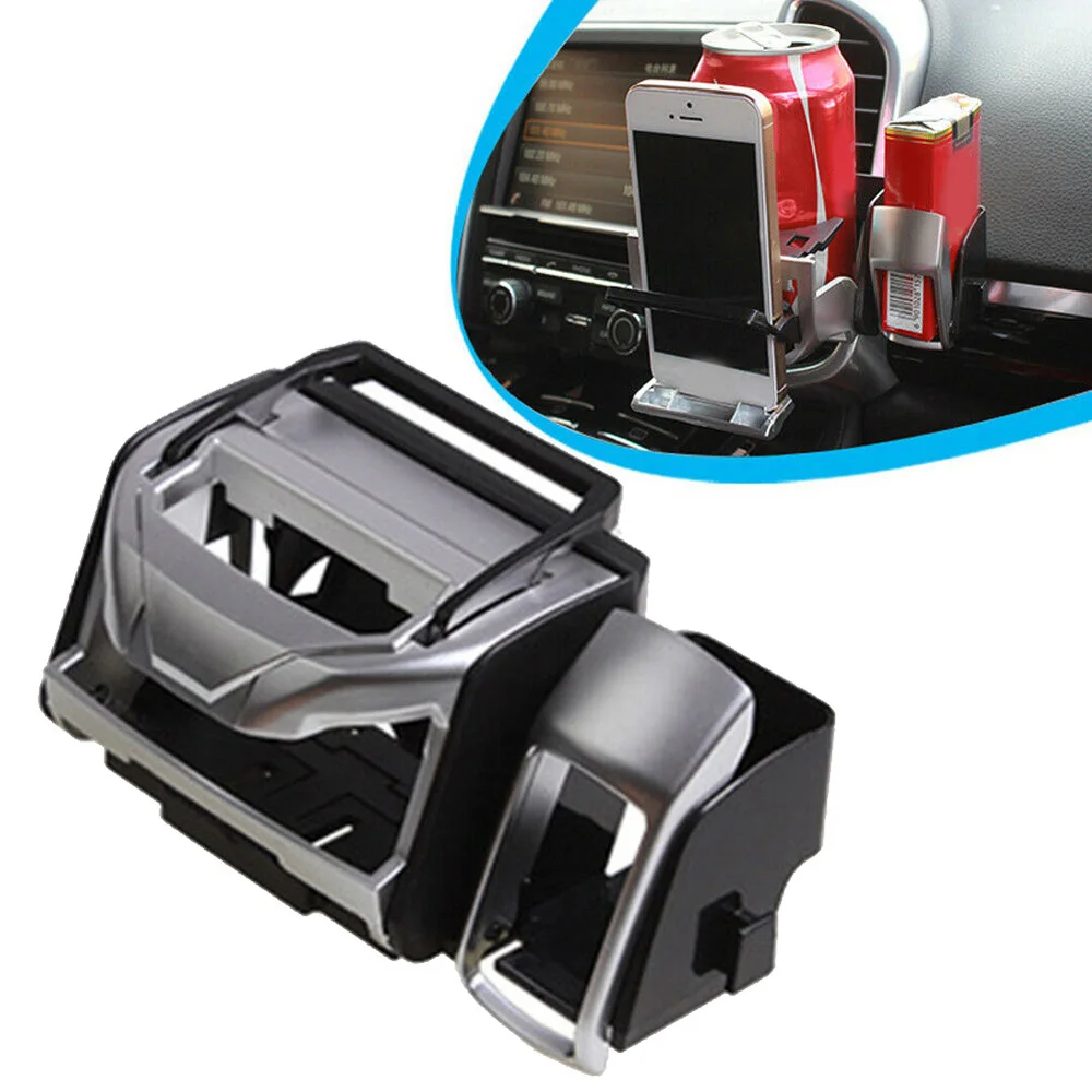 Vehicle Air Vents Mounts Holder Stand Mobile Phones Drinking Bottle Cup Multi Functional Drinks Holders Accessory