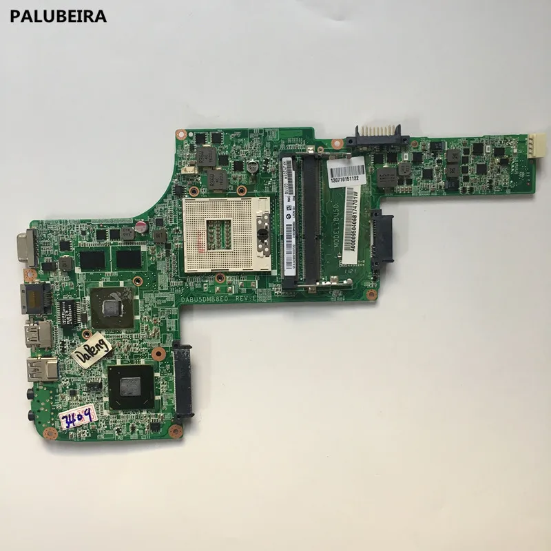 Материнская плата PALUBEIRA DABU5DMB8E0 A000095040 для ноутбука Toshiba satellite L730 L735 материнская плата HM65 DDR3 с чипом видеокарты