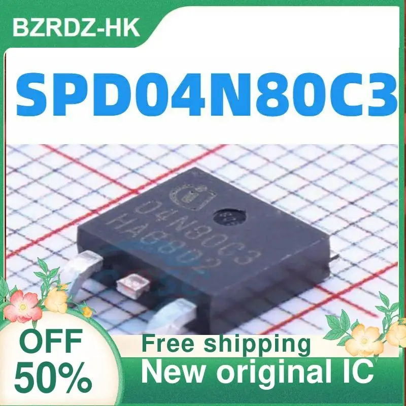 

1-20PCS SPD04N80C3 TO-252 New original IC