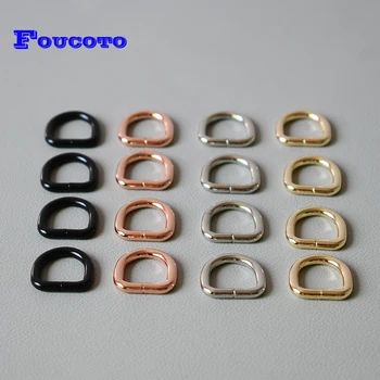

100Pcs/Lot 15mm Multi-Pack of Heavy Duty Welded Dee Rings for Marine and Salty Air Applications Diy Dog Collar Accessories