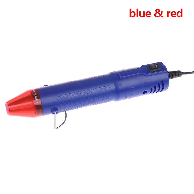 blue red EU Plug Промышленный Фен 220 в ЕС ручной нагревательный элемент для фиксации электропитания - Цвет: blue red EU Plug